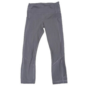 Lululemon Pace Rival Crop *22 Moonphase With Side Pockets Size 4